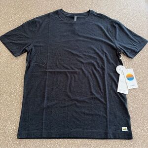 NWT Vuori Strato Tech Tee Short Sleeve Shirt Charcoal Heather Grey Men’s Small S